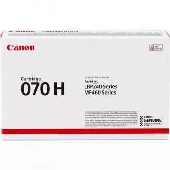 Canon 070H oriģinālā melnā tonera kasetne (augstas ietilpības)