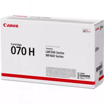 Canon 070H oriģinālā melnā tonera kasetne (augstas ietilpības)