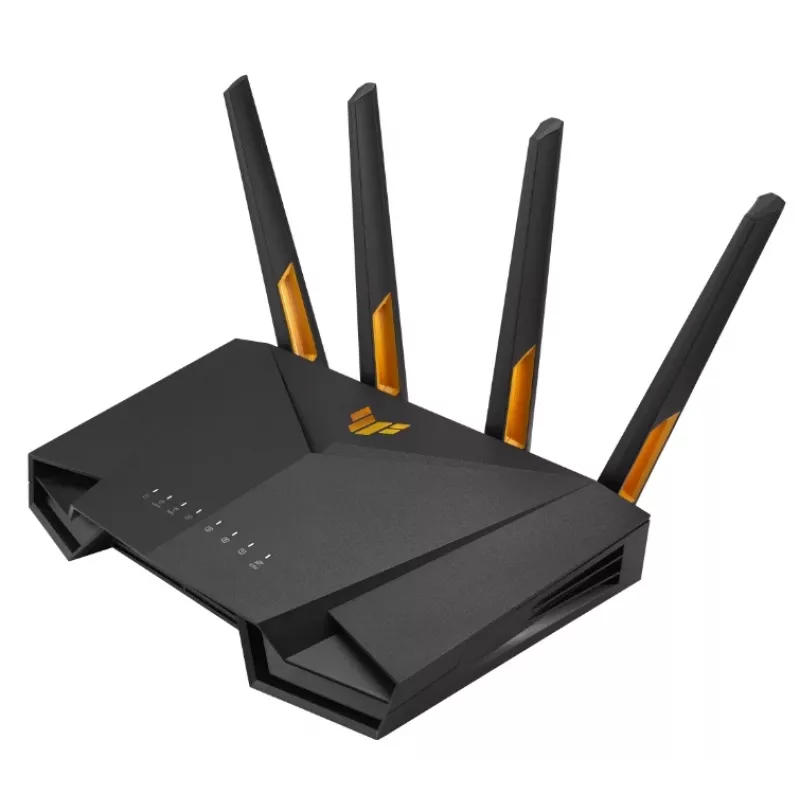 Bezvadu maršrutētājs ASUS TUF-AX4200 Gigabit Ethernet Divu joslu (2.4 GHz / 5 GHz) Melns