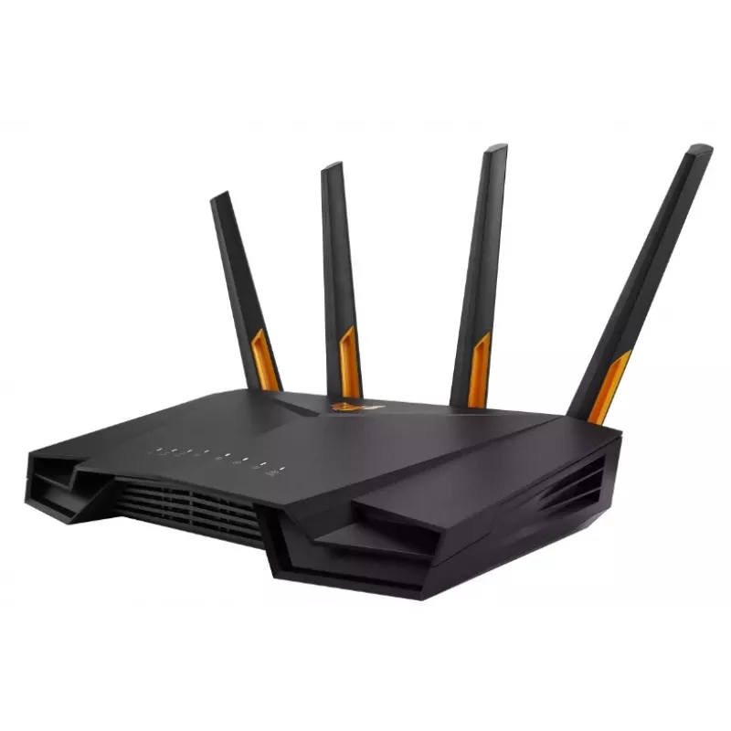 Bezvadu maršrutētājs ASUS TUF-AX4200 Gigabit Ethernet Divu joslu (2.4 GHz / 5 GHz) Melns