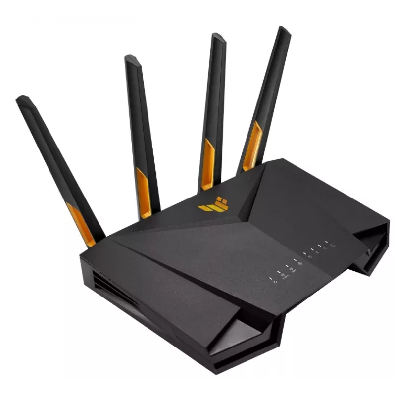 Bezvadu maršrutētājs ASUS TUF-AX4200 Gigabit Ethernet Divu joslu (2.4 GHz / 5 GHz) Melns