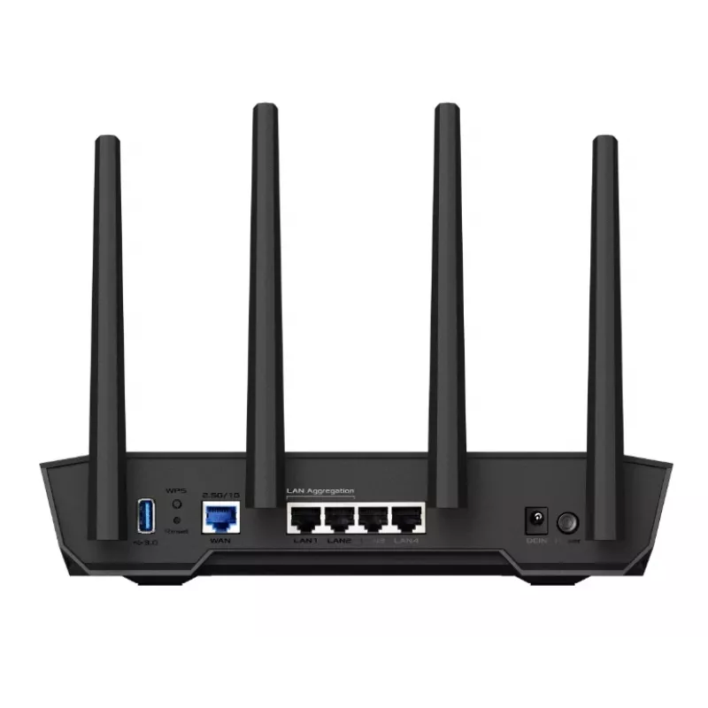 Bezvadu maršrutētājs ASUS TUF-AX4200 Gigabit Ethernet Divu joslu (2.4 GHz / 5 GHz) Melns