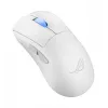 ASUS ROG Keris II Ace AimPoint Wireless balta gaming pele, labā roka, RF bezvadu + Bluetooth + USB Type-A, optiska, 42000 DPI