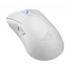 ASUS ROG Keris II Ace AimPoint Wireless balta gaming pele, labā roka, RF bezvadu + Bluetooth + USB Type-A, optiska, 42000 DPI