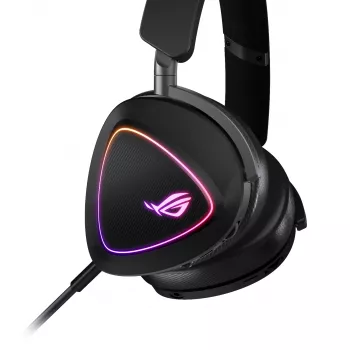 ASUS ROG Delta II austiņas vadu/bezvadu spēļu galvas saite USB Type-C Bluetooth melnas