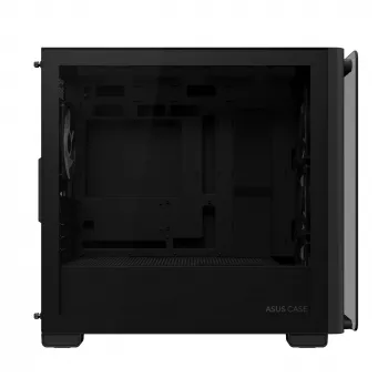 Korpuss ASUS A23 PLUS TG ARGB MELNS