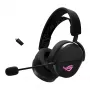 ASUS ROG Pelta Bezvadu un vadu spēļu austiņas, 50 mm, USB-C, Bluetooth, Melnas