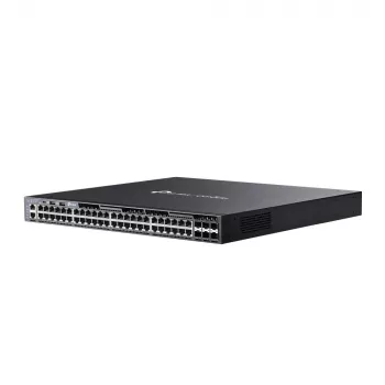 TP-Link Omada 48-Portu Gigabitu Slēdzis ar L3 Pārvaldību un PoE+ (6x 10G Slotiem)