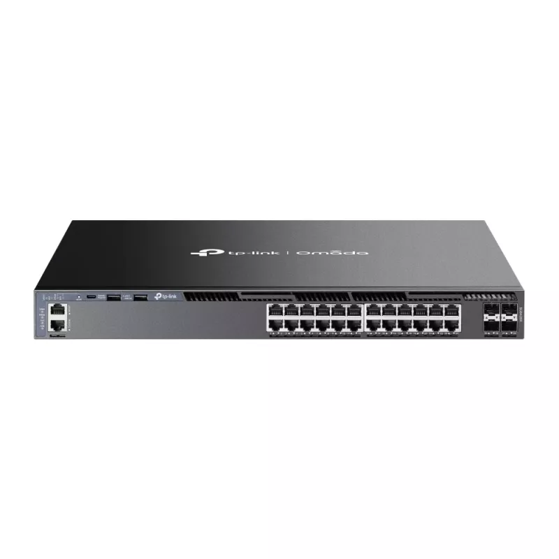 TP-Link Omada SG6428X 24-Portu Gigabit L3 Pārvaldāms Slēdzis ar 4 10G Slotiem