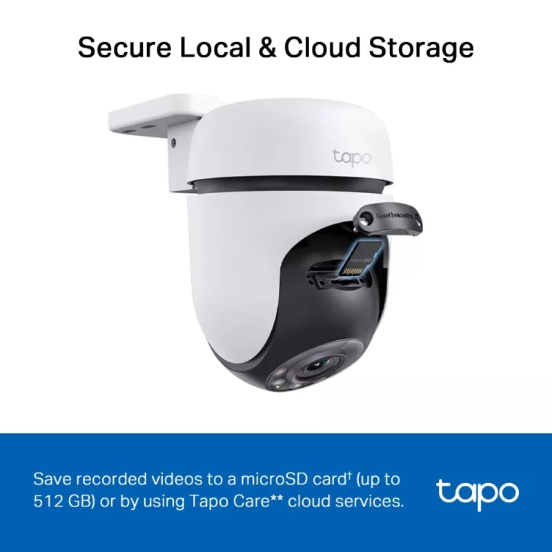 TP-Link Tapo C510W āra pagriežamā drošības kamera, 2K, Wi-Fi, IP65