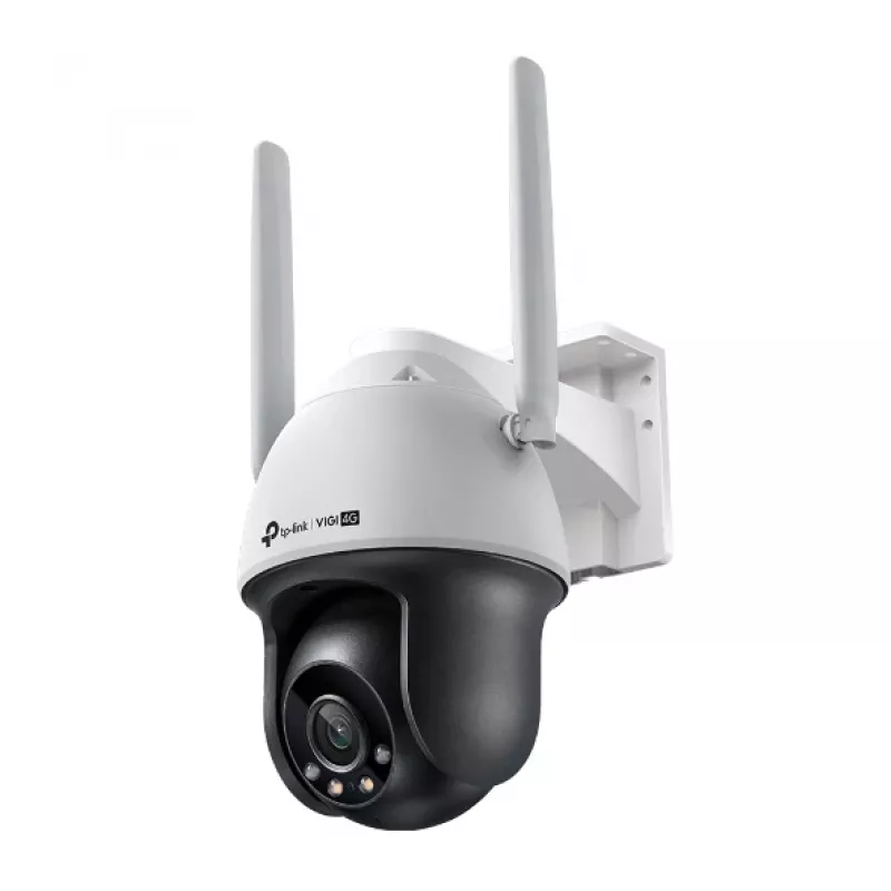 TP-Link VIGI C540-4G Turret IP kamera 4MP ar 4G LTE, pilnkrāsu nakts redzamību un PTZ