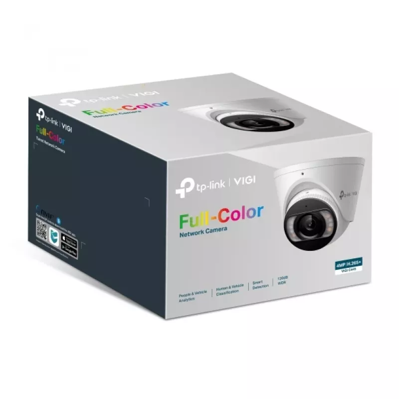 TP-Link VIGI C445 kupola IP drošības kamera, iekštelpām un ārtelpām, 2688 x 1520 pikseļi, griestu/sienas montāža