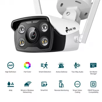 TP-Link VIGI C340-W 4MP āra pilnkrāsu Wi-Fi bullet kamera
