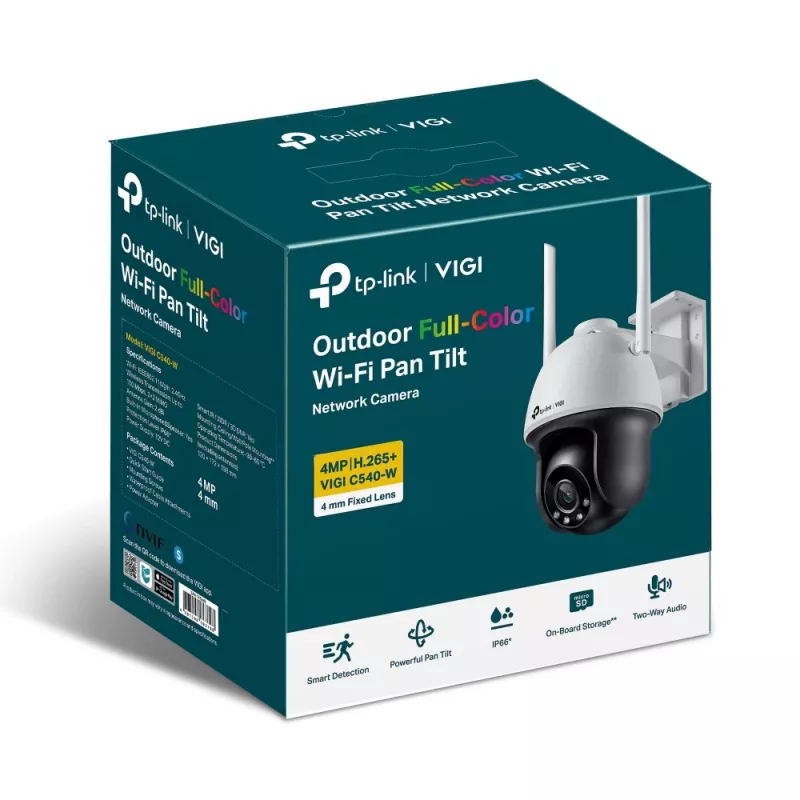 TP-Link VIGI 4MP āra pilnkrāsu Wi-Fi PT tīkla kamera