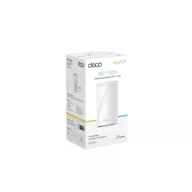 TP-Link Deco BE65 BE9300 WiFi 7 Mesh sistēmas vienība (trīsjoslu)