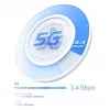 TP-Link Deco X50-5G 5G AX3000 WiFi 6 veselas mājas tīkla maršrutētājs ar iebūvētu 5G modemu