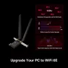 TP-Link Archer TXE72E AXE5400 Wi-Fi 6E Bluetooth 5.3 PCIe adapter, trīsjoslu, 2402 Mbit/s