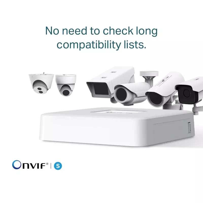 TP-Link VIGI 4 kanālu PoE+ tīkla video ierakstītājs