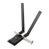 TP-Link AX1800 Wi-Fi 6 Bluetooth 5.2 PCIe Adapter, iekšējais, bezvadu, PCI Express, WLAN / Bluetooth, 1800 Mbit/s, melns