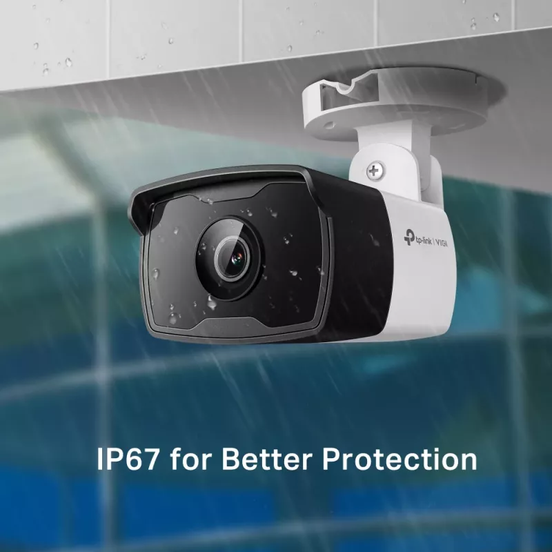 TP-Link VIGI C340I 2.8 mm drošības kamera, 4MP, IP67, āra, ložu tipa