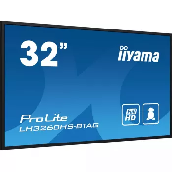 iiyama LH3260HS-B1AG Signālu displejs 80 cm (31.5 collas) LED Wi-Fi 500 cd/m² Full HD Melns ar iebūvētu procesoru Android 11 24/7