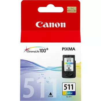 Kasetne Canon CL-511 Trīskrāsu Ciāna, Fuksīna, Dzeltena