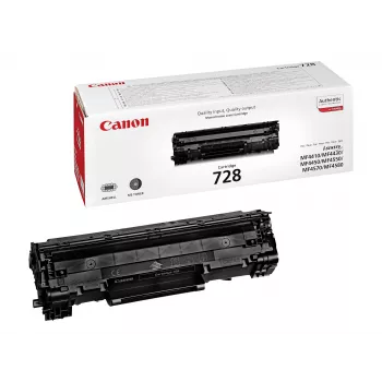 Canon 728 Tonera Kasetne, 2100 lapas, Melna, 1 gab.