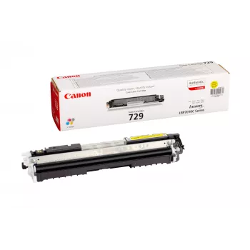 Tonera Canon 4367B002 729 Dzeltens 5000 lapas
