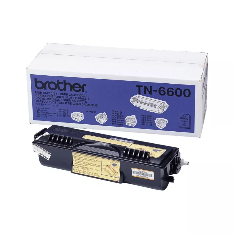 Brother TN-6600 oriģinālā melnā tonera kasetne, 1 gab.