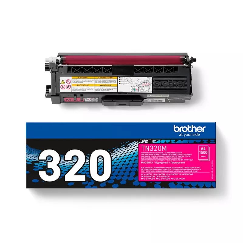 Brother TN-320M oriģinālā magenta toner kasetne, 1 gab.
