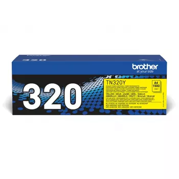 Brother TN-320Y oriģinālā dzeltenā tonera kasetne 1 gab.
