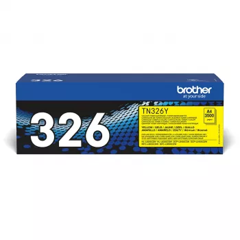 Brother TN-326Y oriģinālā toner kasetne dzeltena 1 gab.