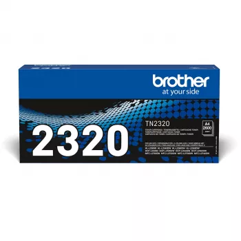 Brother TN-2320 oriģinālā tonera kasetne, melna, 2600 lpp.