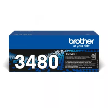 Brother TN-3480 oriģinālā melnā tonera kasetne, 1 gab.