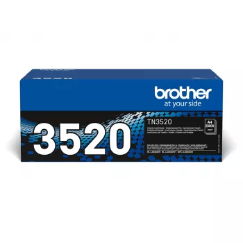 Tonera kasetne Brother TN-3520 3000 lappuses Melna
