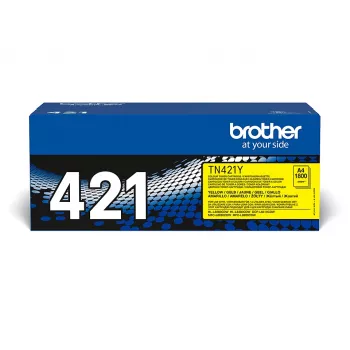 Brother TN-421Y oriģinālā dzeltenā tonera kasetne 1 gab.