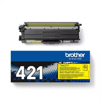 Brother TN-421Y oriģinālā dzeltenā tonera kasetne 1 gab.