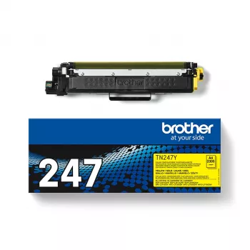 Brother TN-247Y oriģinālā dzeltenā tonera kasetne 1 gab.