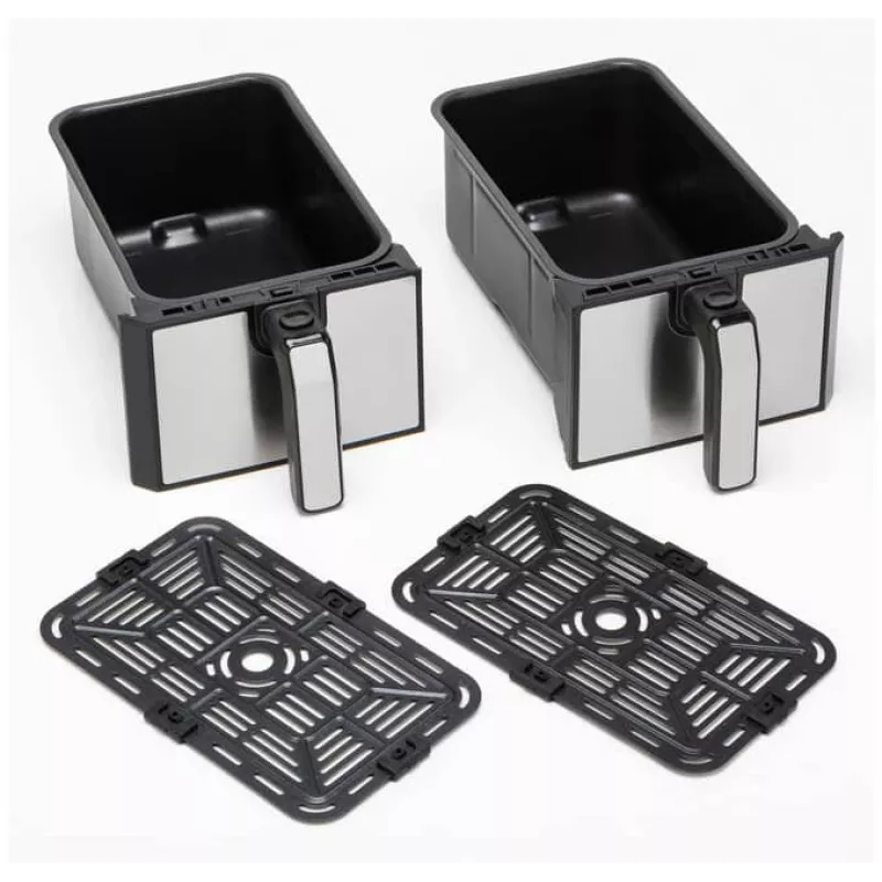 Kenwood HFM20.000MB fritieris Double 8 L Brīvstāvošs 1700 W Karstā gaisa fritieris Melns