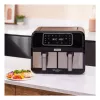 Kenwood HFM20.000MB fritieris Double 8 L Brīvstāvošs 1700 W Karstā gaisa fritieris Melns
