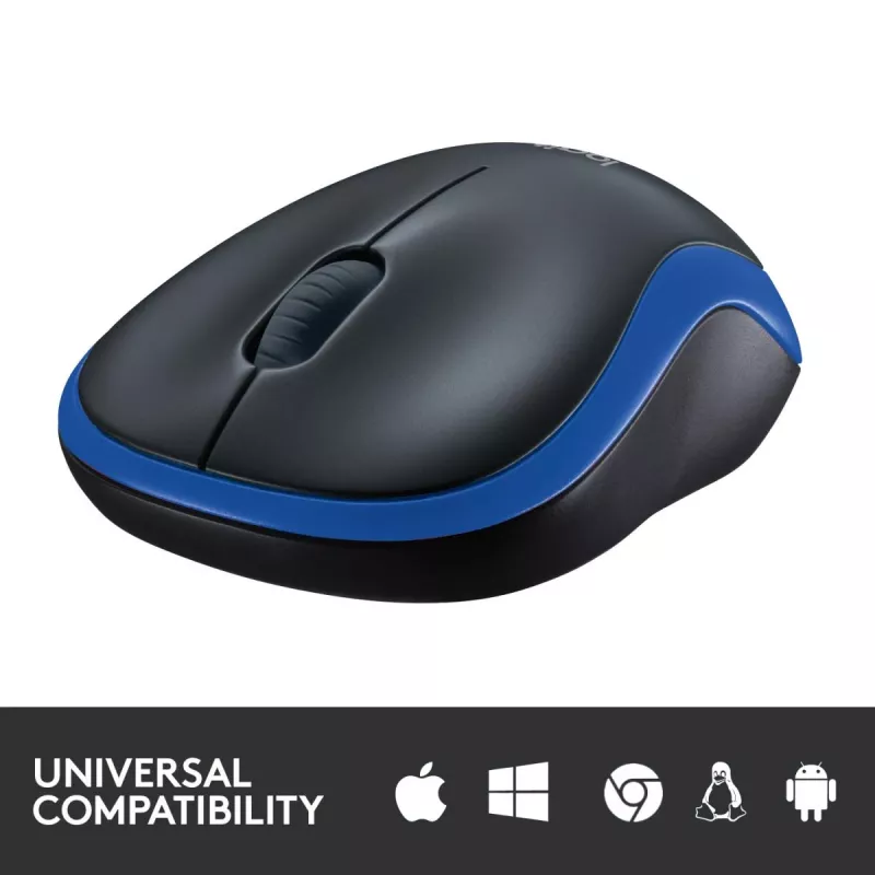 LOGITECH Bezvadu pele M185 Zila