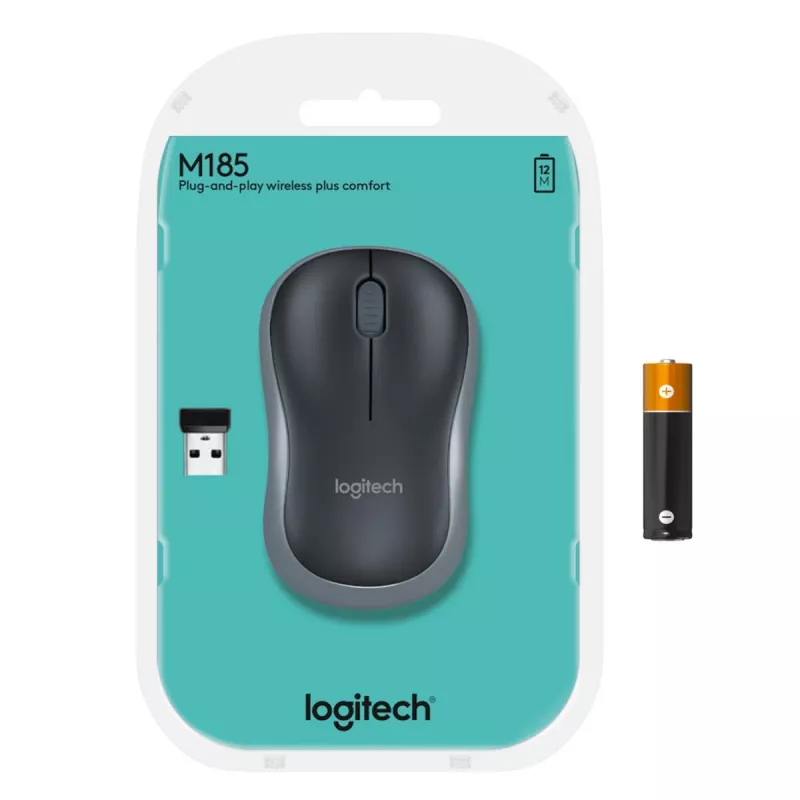 LOGITECH Bezvadu pele M185 Zila