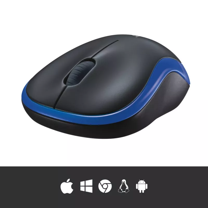 LOGITECH Bezvadu pele M185 Zila