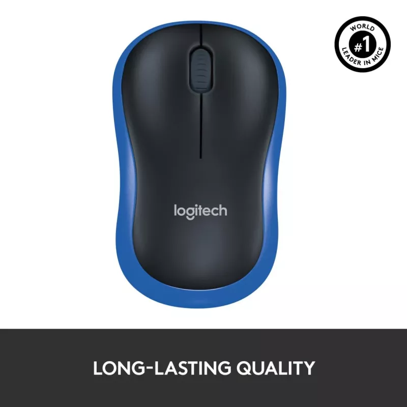LOGITECH Bezvadu pele M185 Zila
