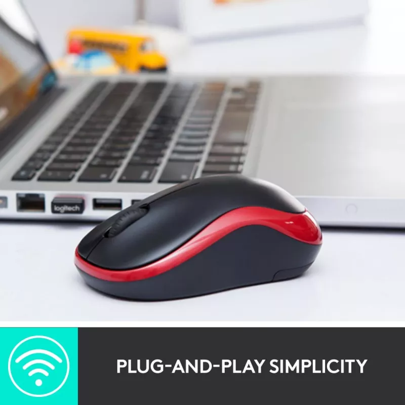 LOGITECH Bezvadu pele M185 Zila
