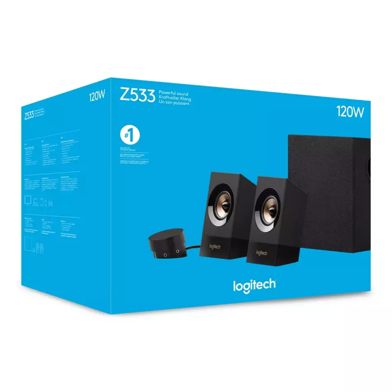 Logitech Z533 2.1 skaļruņu sistēma, 60 W RMS