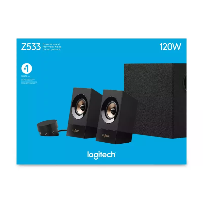 Logitech Z533 2.1 skaļruņu sistēma, 60 W RMS