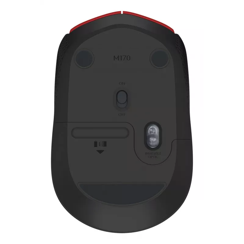 LOGITECH M171 Bezvadu pele Sarkana EMEA
