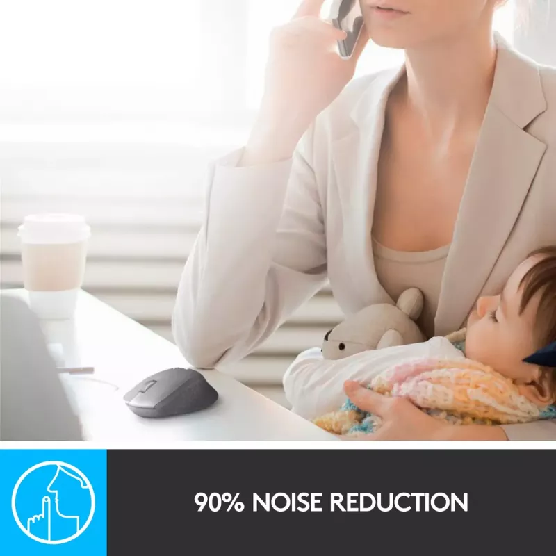 Pele Logitech M330 SILENT PLUS RF Bezvadu