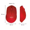 Logitech M330 Silent Plus sarkanā krāsā